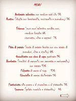 Moè Bistrò menu