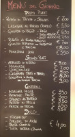 Pizzeria La Panza menu