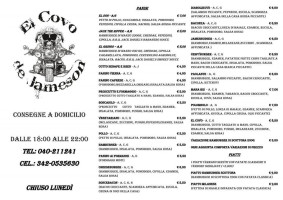 El Covo De Jameson menu