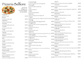 Pizzeria Belfiore Di Gecchelin Vania menu