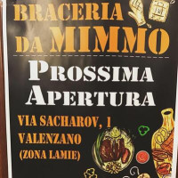 Braceria Da Mimmo menu