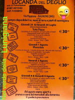 Locanda Del Deglio menu