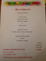 Albergo Linda menu