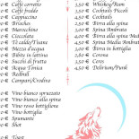 Taverna Del Luf menu