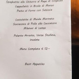 Gatto Nero menu