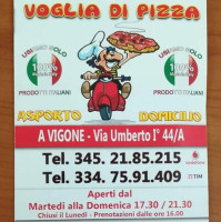 Voglia Di Pizza Di Sempreboni Roberta menu