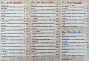 Pizzeria Ca' Bianca menu