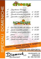 Tartufi Antiche Bonta menu