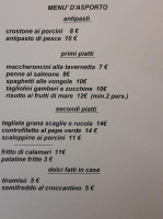 Maffi Marino Pizzeria La Tavernetta menu