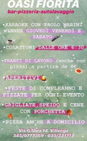 Pizzeria Oasi Fiorita menu