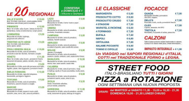 Delo's Pizza E Street Food menu