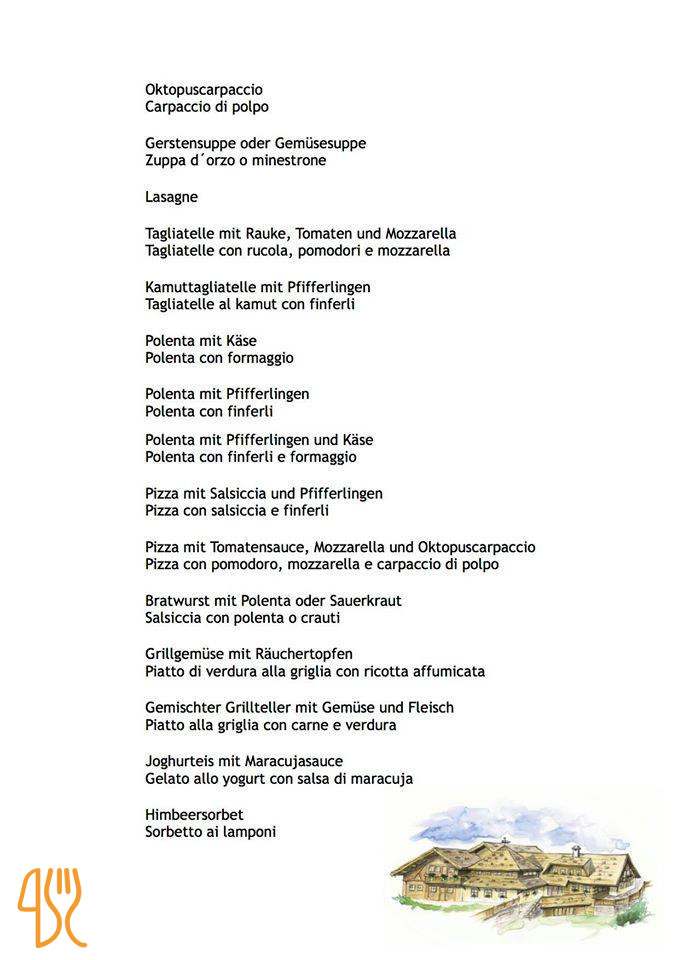 Mühle Pizzeria Carta