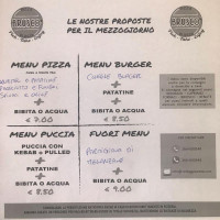 Pizzeria Bruscò menu