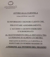 Lievitamente menu