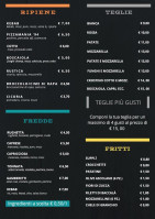 Pizzamania 94 menu