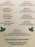 Trattoria Del Maglio menu