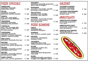 Pizza Pippo Style menu