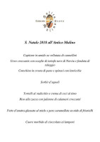 Antico Mulino menu