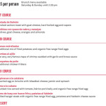 Seagull Tavern Carta