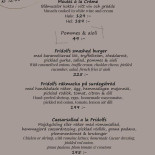Fridolfs Krog menu