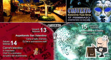 Convento Music Dance menu