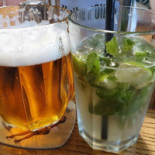 R Burger Minigolf drink