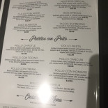 Trattoria Del Borgo menu