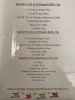 Mamma Pappa menu