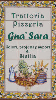 Pizzeria Gna Sara menu