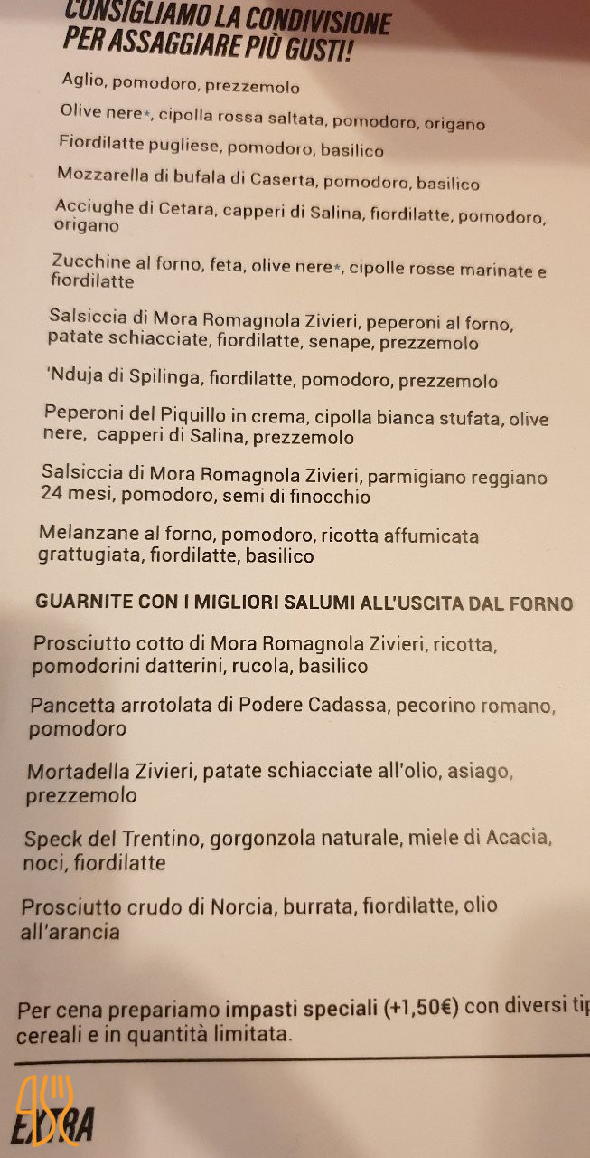 Berberè Pizzeria Centrale Carte