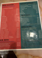 Nuova Asia menu