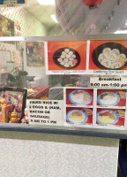 Villa Oretta menu