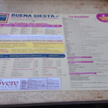 Buena Siesta Carte