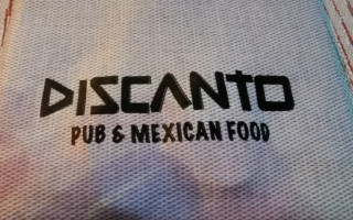 Discanto menu