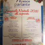 Pesce Parlante menu