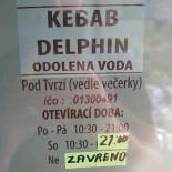 Kebab Delphin Odolena Voda menu