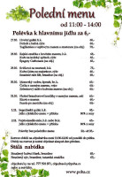 Pizzeria Al, Sole menu