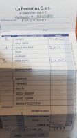 La Fornarina menu