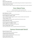 Jáňův Dvůr menu