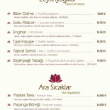 Torre De' Pazzi menu