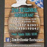 Zum Brillenbar Restaurant menu
