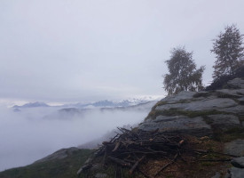 Rifugio Salvin outside