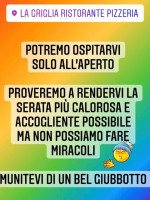 Pizzeria La Grgilia menu