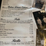 Principato Di Ariis menu
