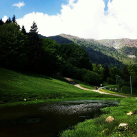 Rifugio Cai Pontogna outside
