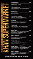 Pescheria Agraia menu