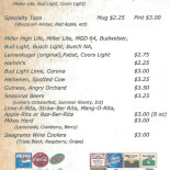 Osteria La Cappella Carte