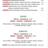 Holiday Grill Carte