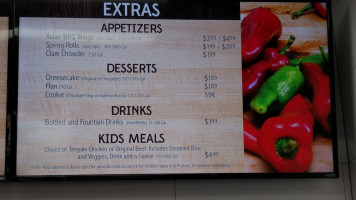 Genesis Pizzeria menu