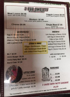 Eat Rock Cafe menu
